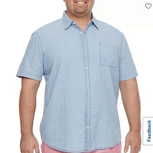 The foundry denim button down shirt